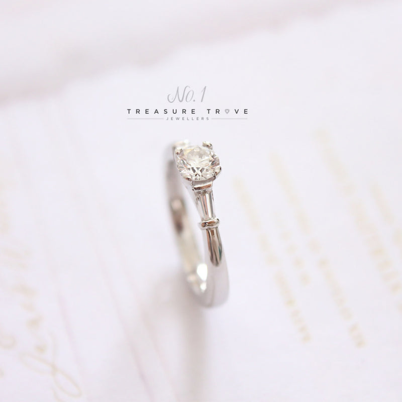 Platinum Diamond Solitaire 0.45ct