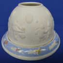 Coalport Snowman Lithopane - Tea Light Holder and Shade (Boxed)