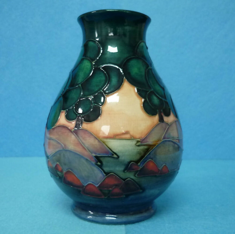 Moorcroft Vase (5.31 inch) in the Mamoura Design by Sally Tuffin