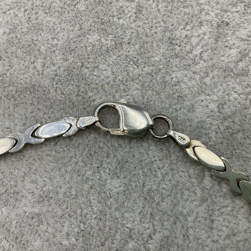 Hallmarked silver necklace