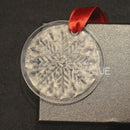 New Lalique: 2025 Clear crystal snowflake Christmas ornament