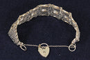 Classic Vintage Sterling Silver 8-Bar Gate Bracelet – London 1979