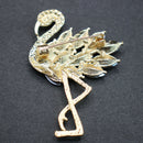 Flamingo brooch