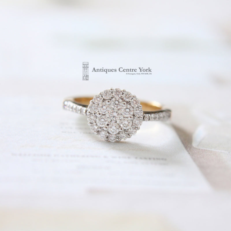 18ct Diamond Cluster 1.00ct by Cavill