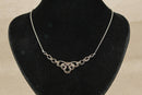 Elegant Art Deco Sterling Silver & Marcasite Necklet /