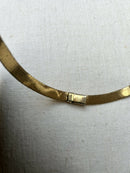 Vintage Grosse (Dior Designer) 1970 Gold Plated Choker Necklace