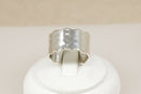 Handcrafted Sterling Silver Wavy Edge Ring