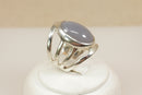 Silver & Agate Statement Ring