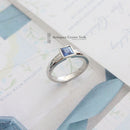 Boodles Platinum & Sapphire Ring