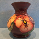 A Moorcroft Vase in the Pansy Design by Rachel Bishop