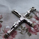 Silver Crucifix on 16" Silver Chain