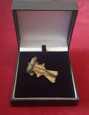 A Roman Bronze Aesica Type Cloak Brooch.