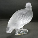 Lalique Partridge/Quail sculpture