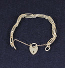 Elegant Vintage Sterling Silver Fancy Link Bracelet – Birmingham 1976