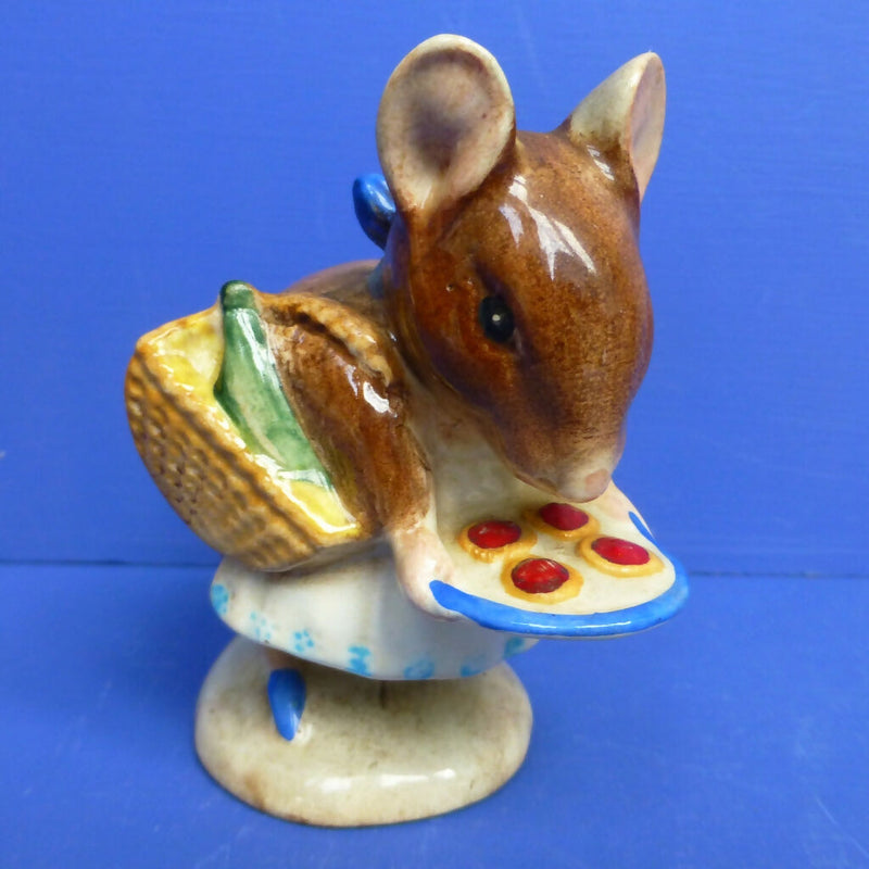 Beswick Beatrix Potter Figurine - Appley Dapply, First Version, Bottle out BP3A