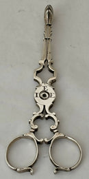 George III Pair of Silver Tea Tongs. London circa 1760, James Graham.