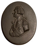 Vice Admiral Horatio Nelson, 1st Viscount Nelson, Black Basalt Portrait Profile Plaque.