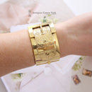 Victorian Silver Gilt Buckle Bangle