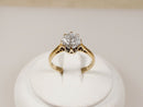 9ct Gold & CZ Solitaire Ring