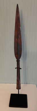 A Celtic Warriors Large Iron Spear Head.