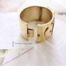 Victorian Silver Gilt Buckle Bangle