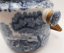 Spode Blue Italian Biscuit Barrel