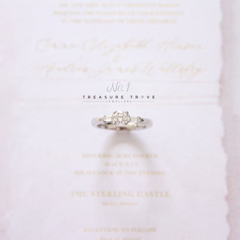 Platinum Diamond Solitaire 0.45ct