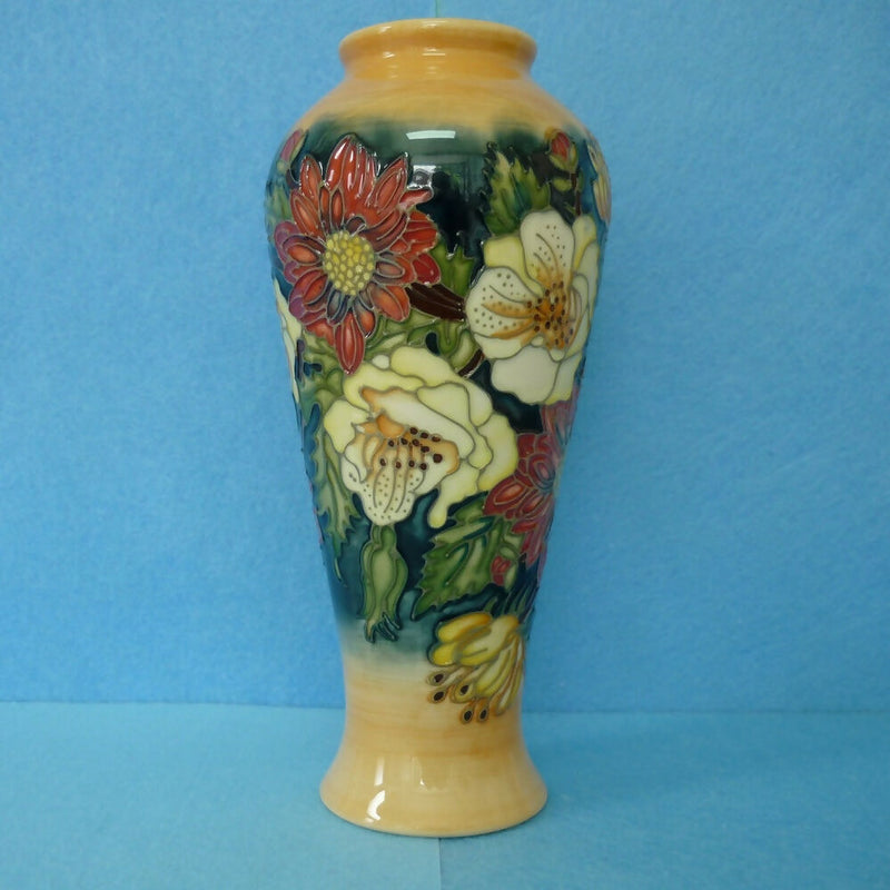 A Moorcroft Vase (Ht 8.1") in the - Victoriana Design by Emma Bossons