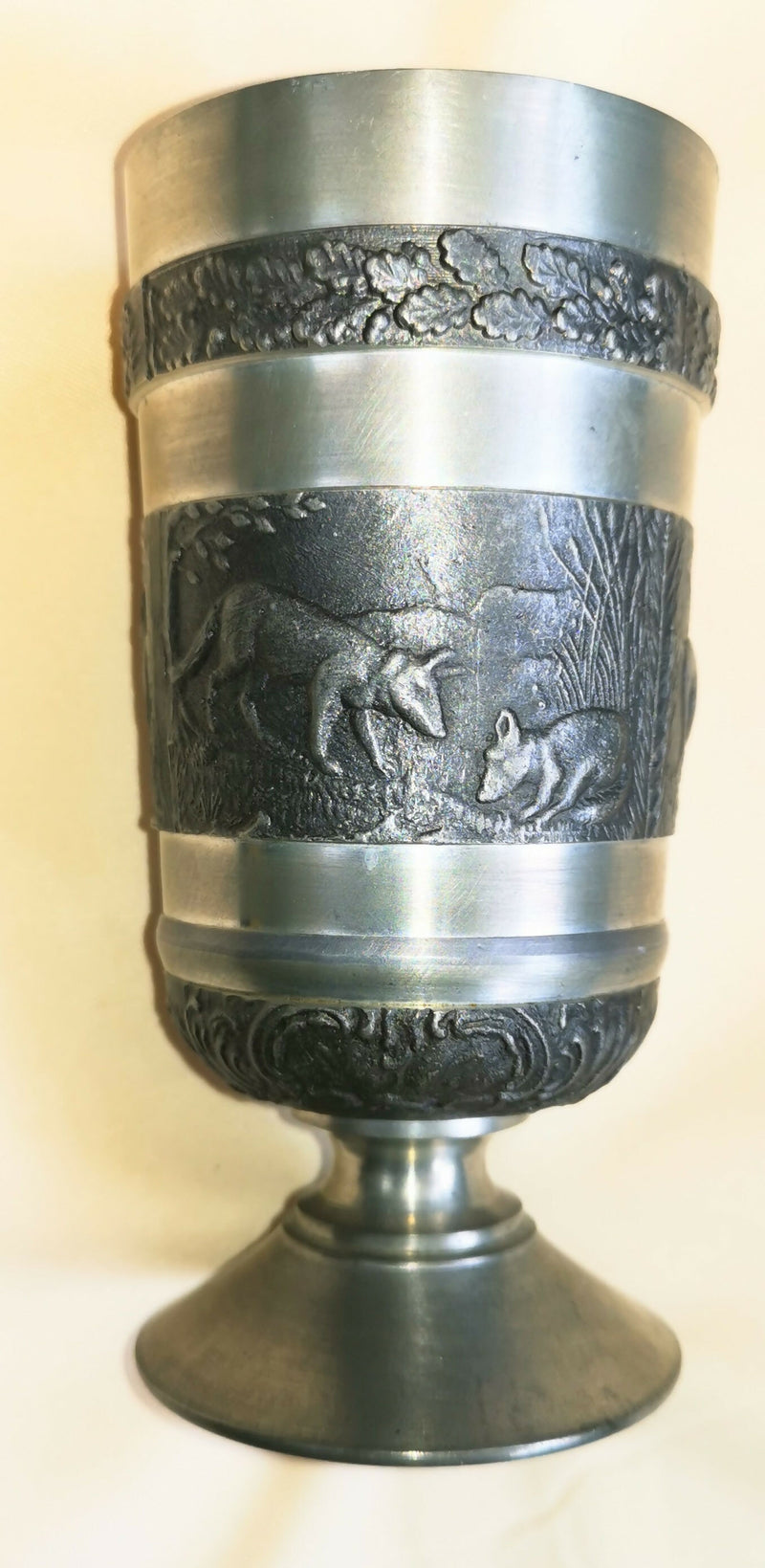 ANTIQUE MULLINGAR PEWTER GOBLET