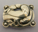 Vintage Georg Jensen Sterling Silver Dove Wreath Bird Brooch Design No 209