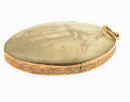 Georgian Navel Interest Gold Mourning Pendant