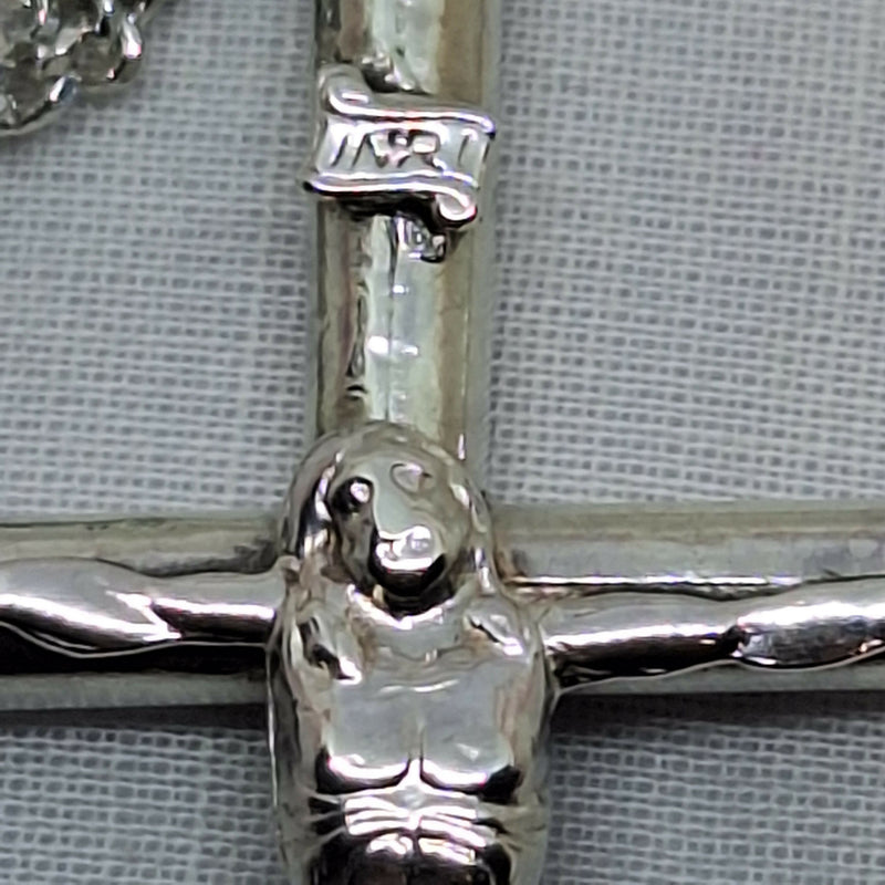 Silver Crucifix on 16" Silver Chain