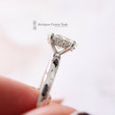 18ct White Gold Oval Diamond 1.02cts Solitaire