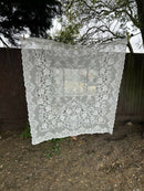 Victorianna classic period design cotton lace bone cream colour panel readymade 58"/60” cotton