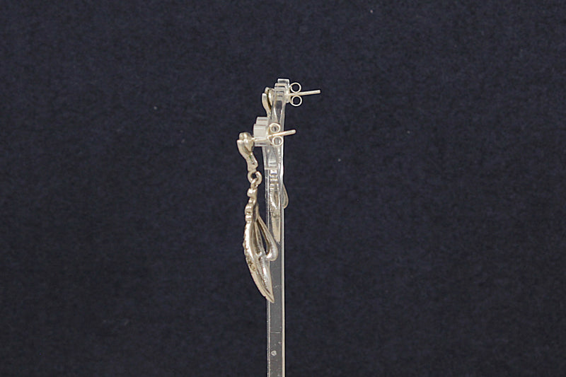 Art Deco Silver & Marcasite Earrings