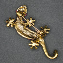 Lizard brooch