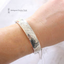 1970's Silver Engraved Bangle by Excalibur