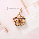 Victorian 15ct Ruby & Pearl Pendant/Brooch