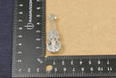 Charming Sterling Silver Cello Brooch