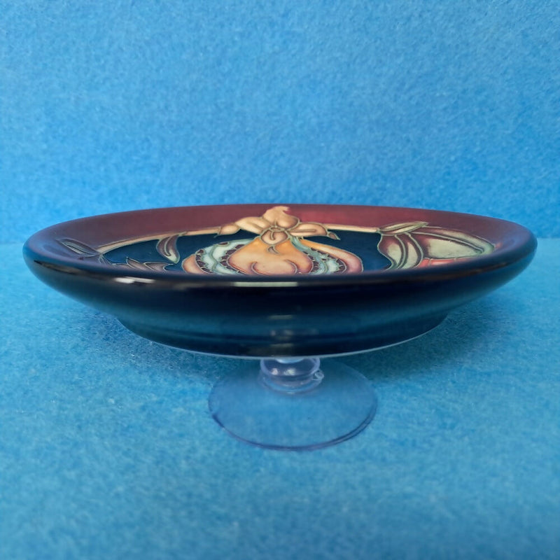 A Moorcroft Pin Dish in the Plevriana Design by Rachel Bishop