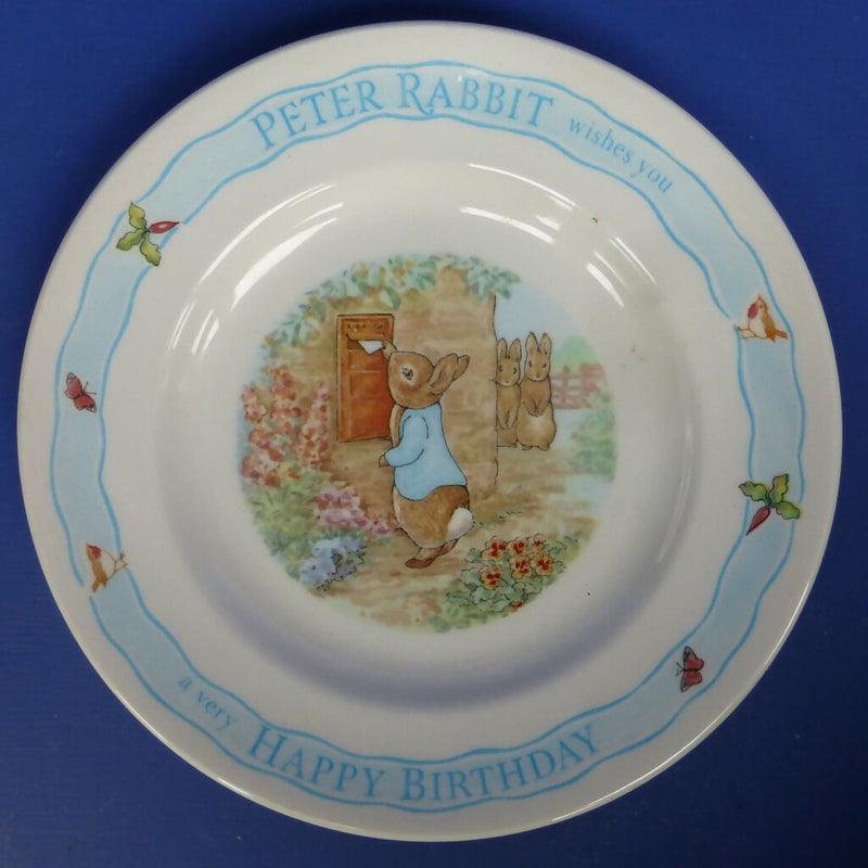 Wedgwood Beatrix Potter Tea Plate Happy Birthday