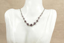 Silver & Amethyst Colour Necklet
