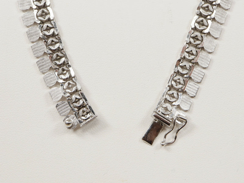 Silver Collarette Necklace