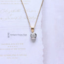 14ct Diamond Single Stone Pendant 0.40ct