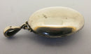 Victorian Solid Sterling Silver Picture Oval Locket Pendant Bir 1881