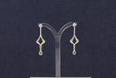 Elegant Sterling Silver & Topaz Drop Earrings by Kit Heath