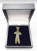 A Roman Bronze Votive Figure Of The God Mercury.