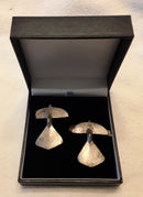 A Pair Of Dark Ages Period, Solid Silver Ladies Brooches.