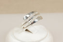 Silver Designer Twist Ring
