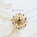 Victorian 9ct Ruby & Pearl Pendant